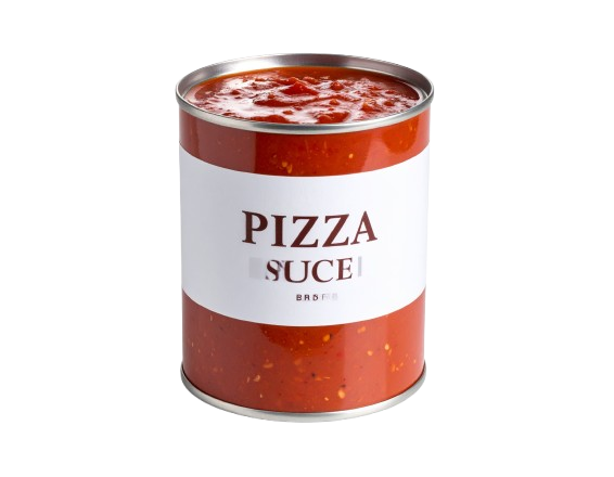 Canned pizza sauce