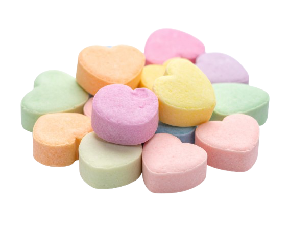 Conversation heart candies