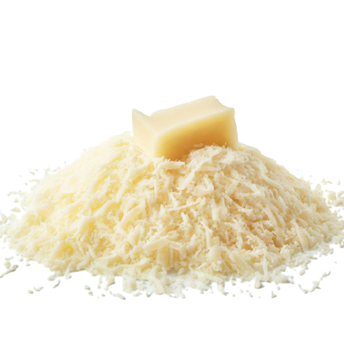 Dry grated parmesan