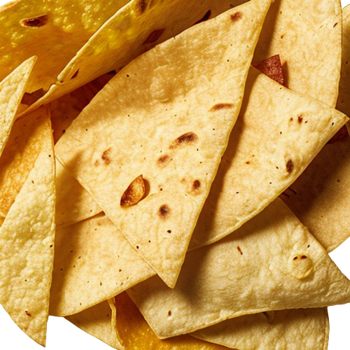 Plain salted tortilla chips