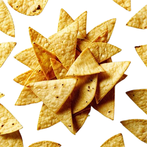 Reduced sodium tortilla chips