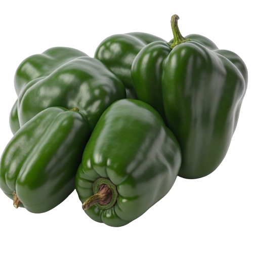 Sweet green peppers