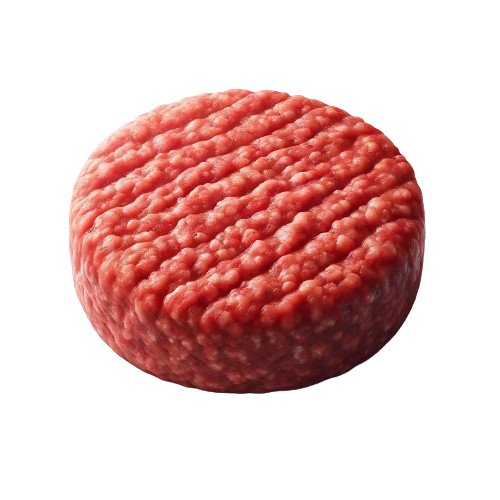 Unprepared veggie burger 