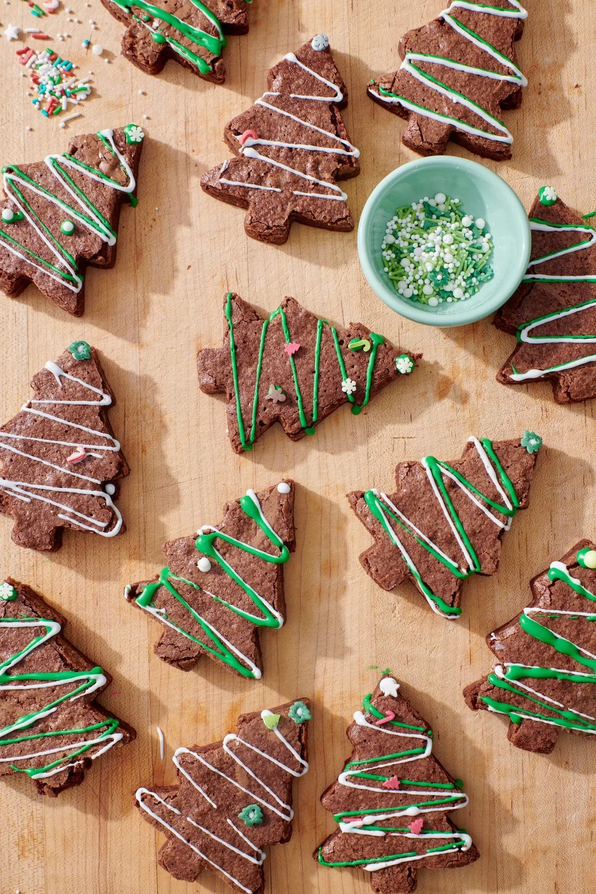 Christmas Tree Brownies