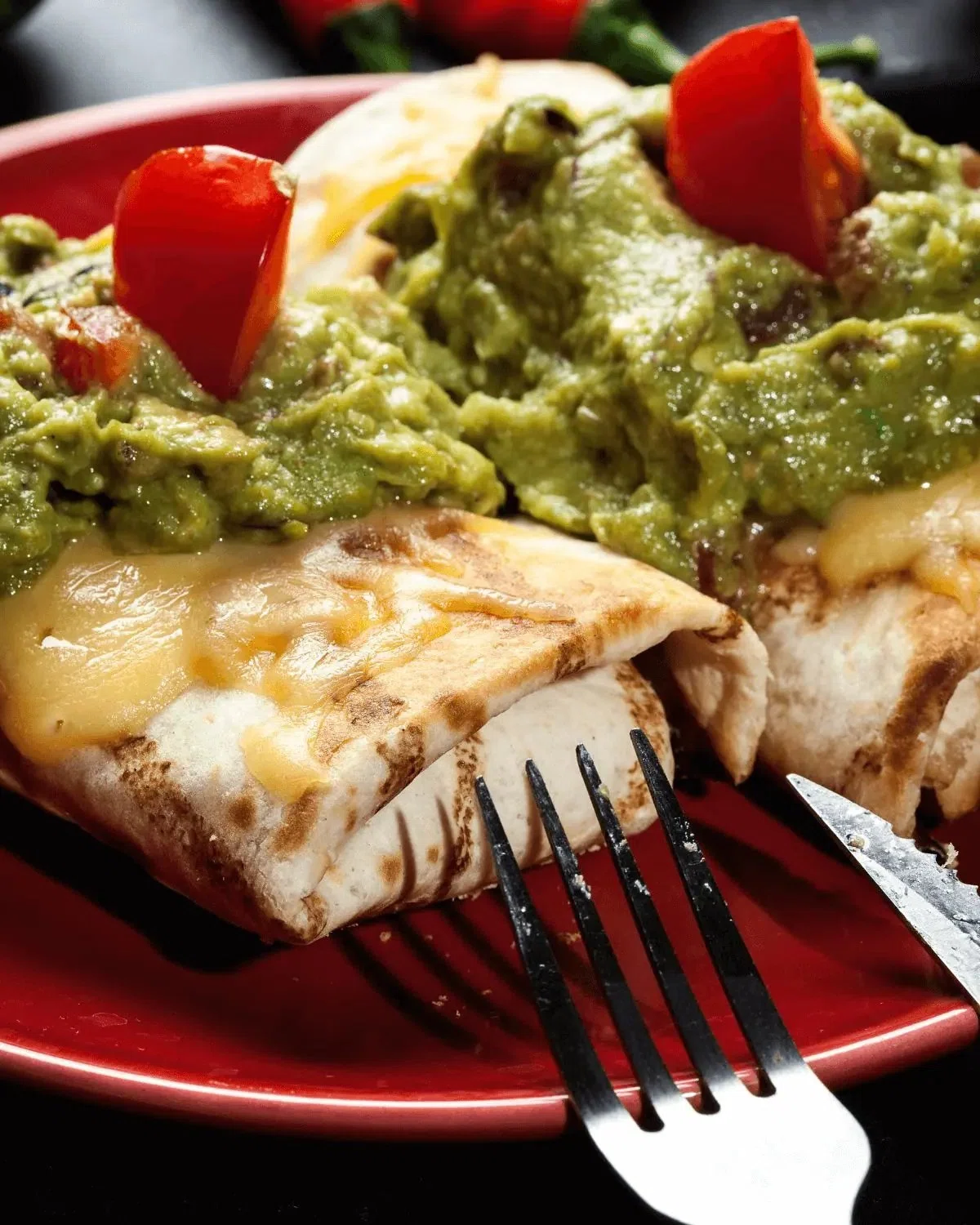 Baked Beef Chimichangas