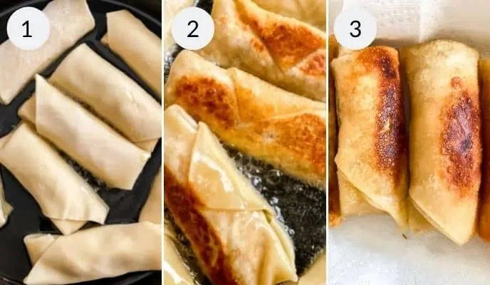Buffalo Chicken Egg Rolls