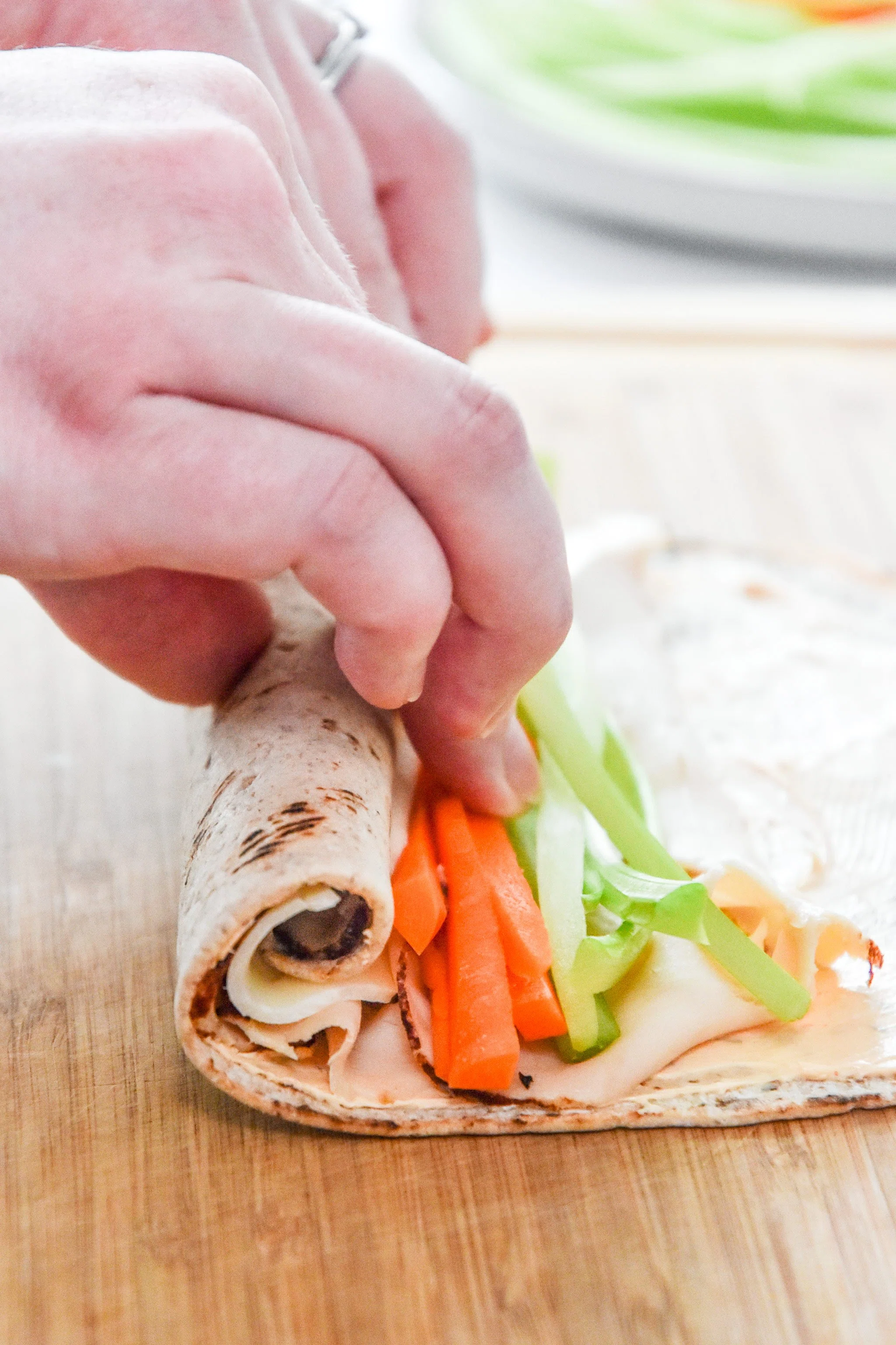 Buffalo Chicken Pinwheels Meal Prep