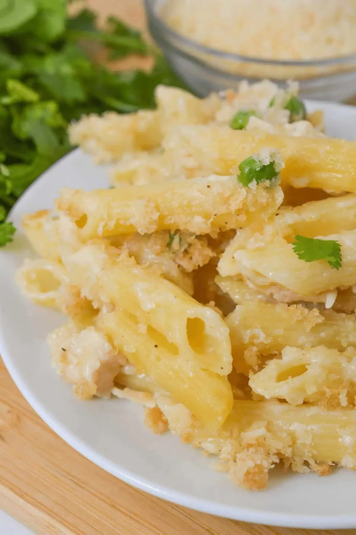 Garlic Parmesan Pasta with Chicken