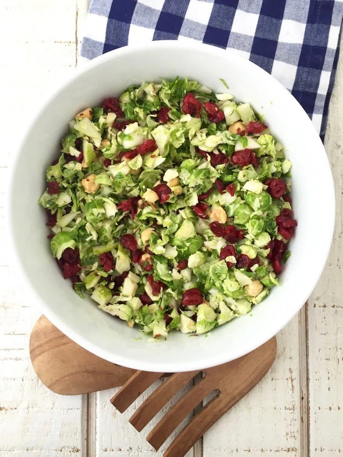 Chopped Brussels Sprouts Salad