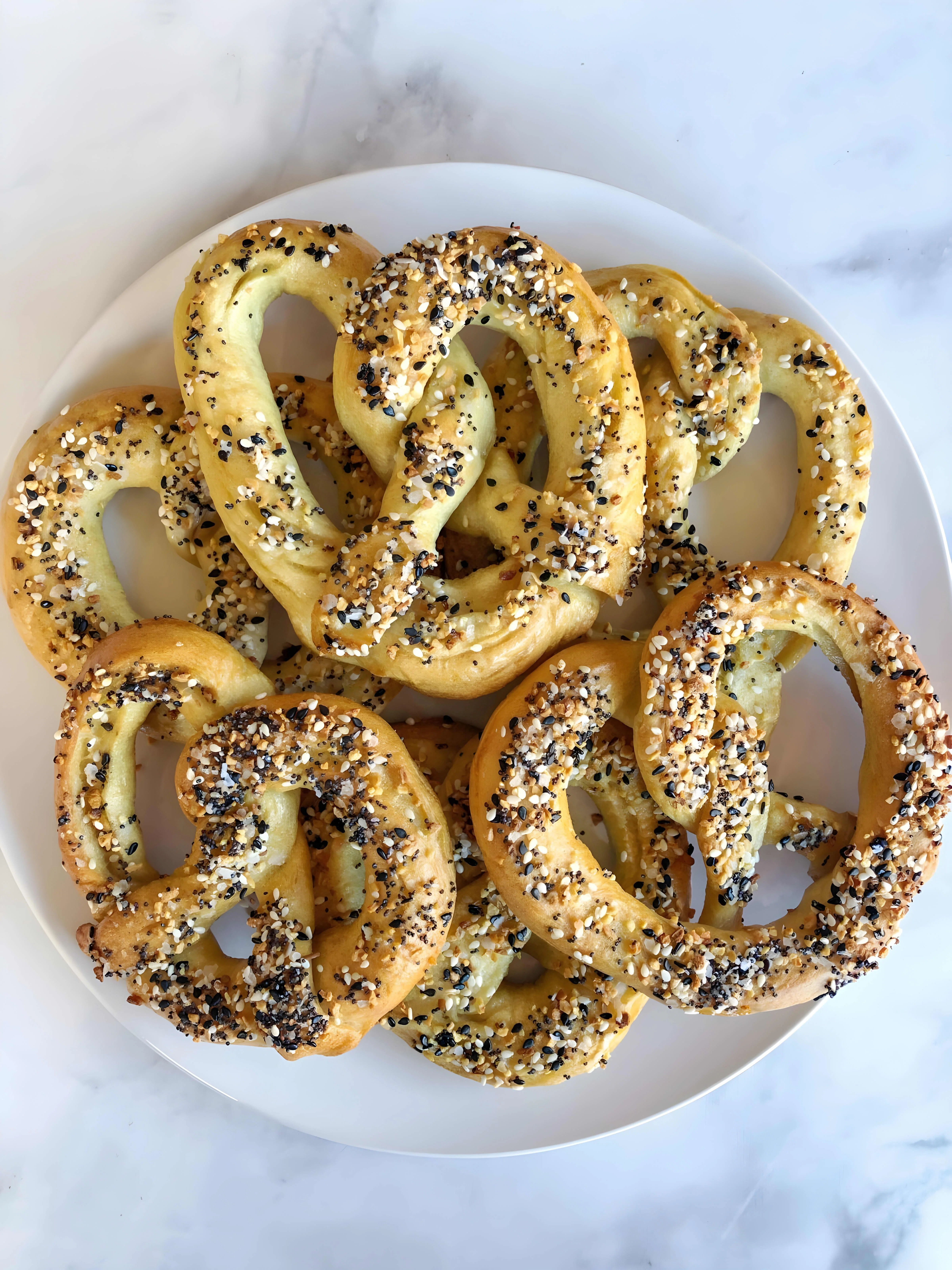 Everything Bagel Soft Pretzels