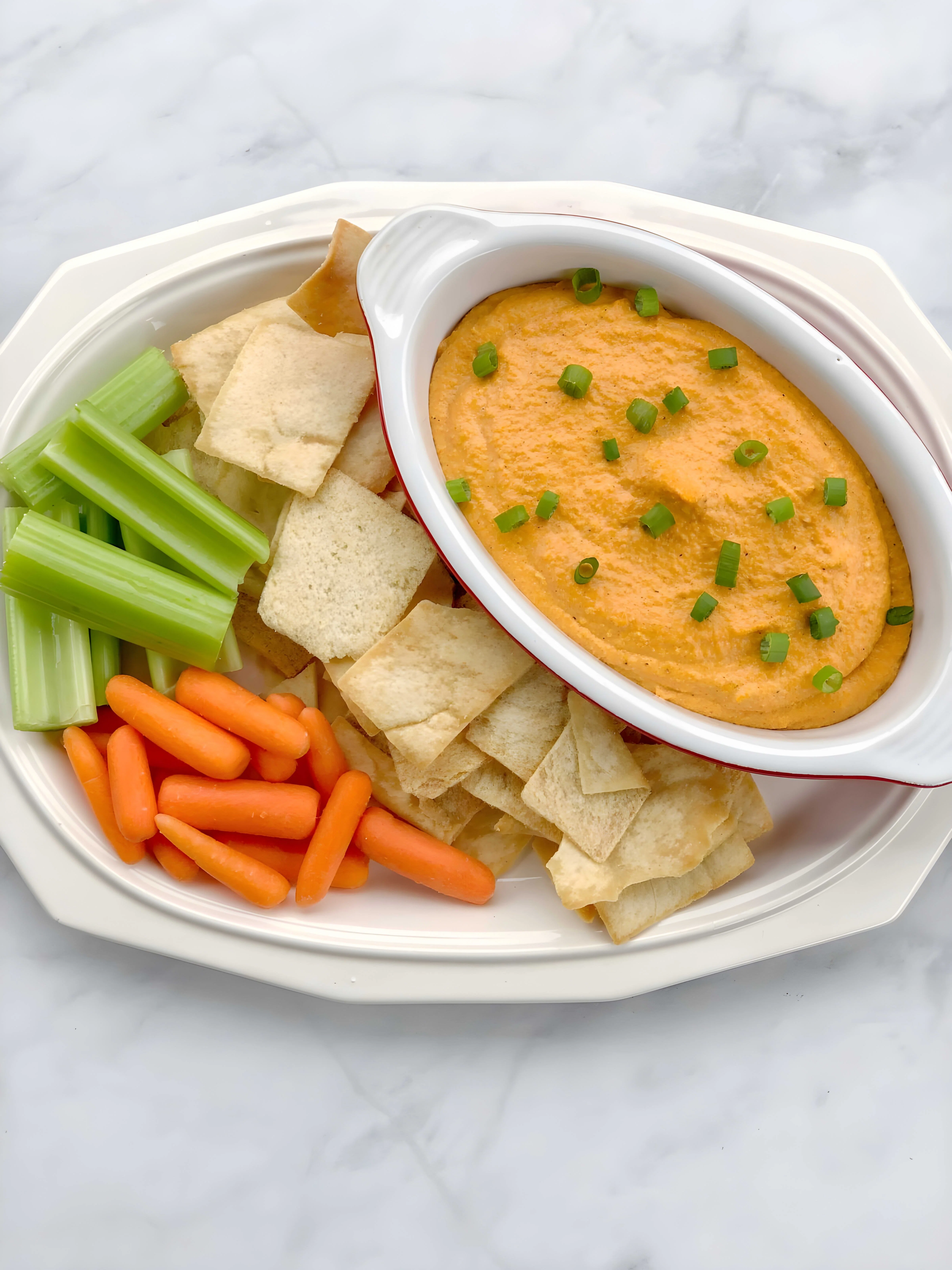 4-Ingredient Vegan Buffalo Dip