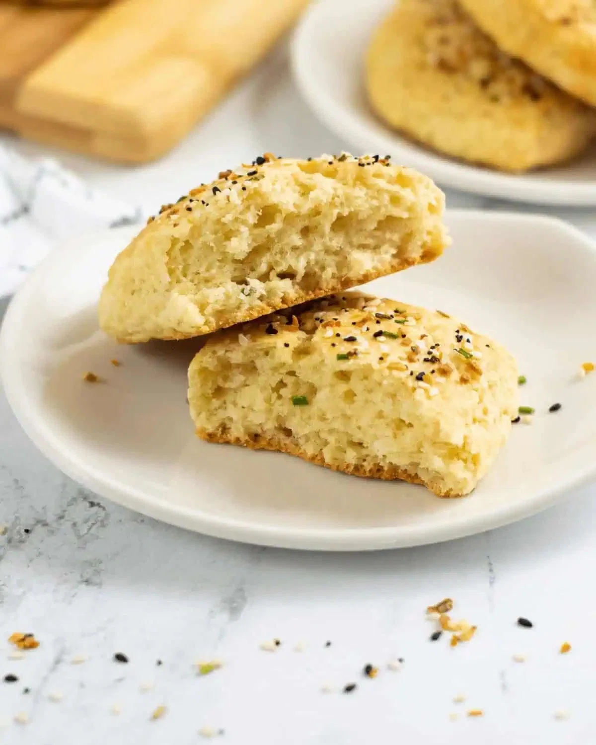 Everything Cream Cheese Scones