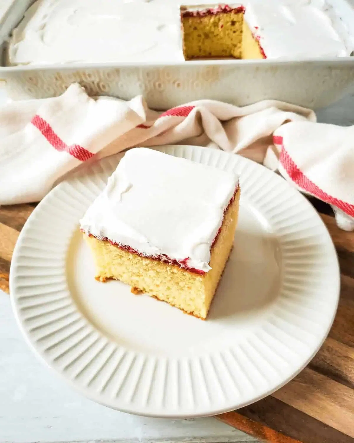 Vanilla Raspberry Cake