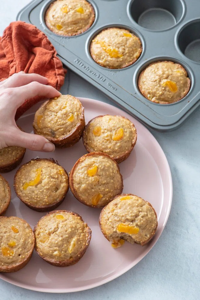 Apricot Millet Muffins