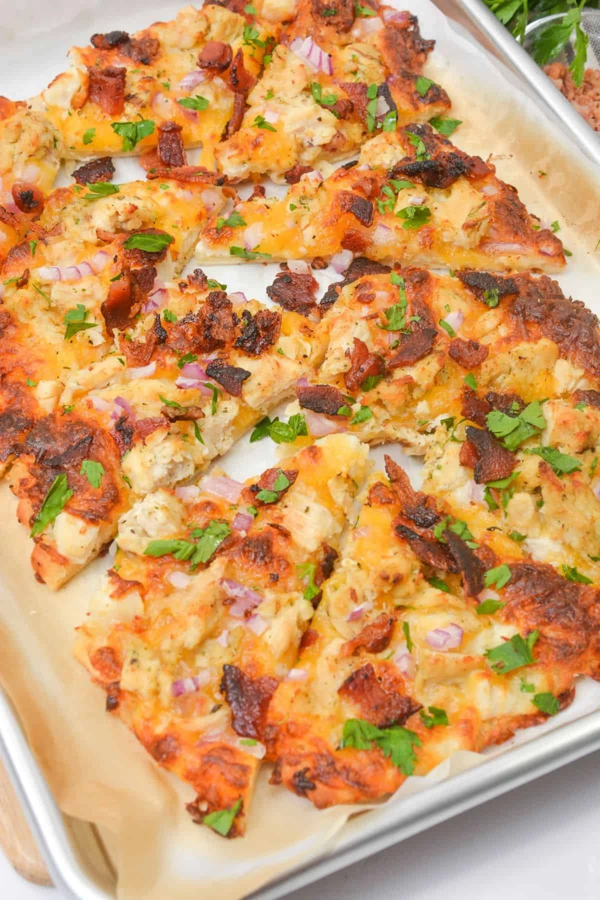 Bacon Chicken Ranch Flatbread