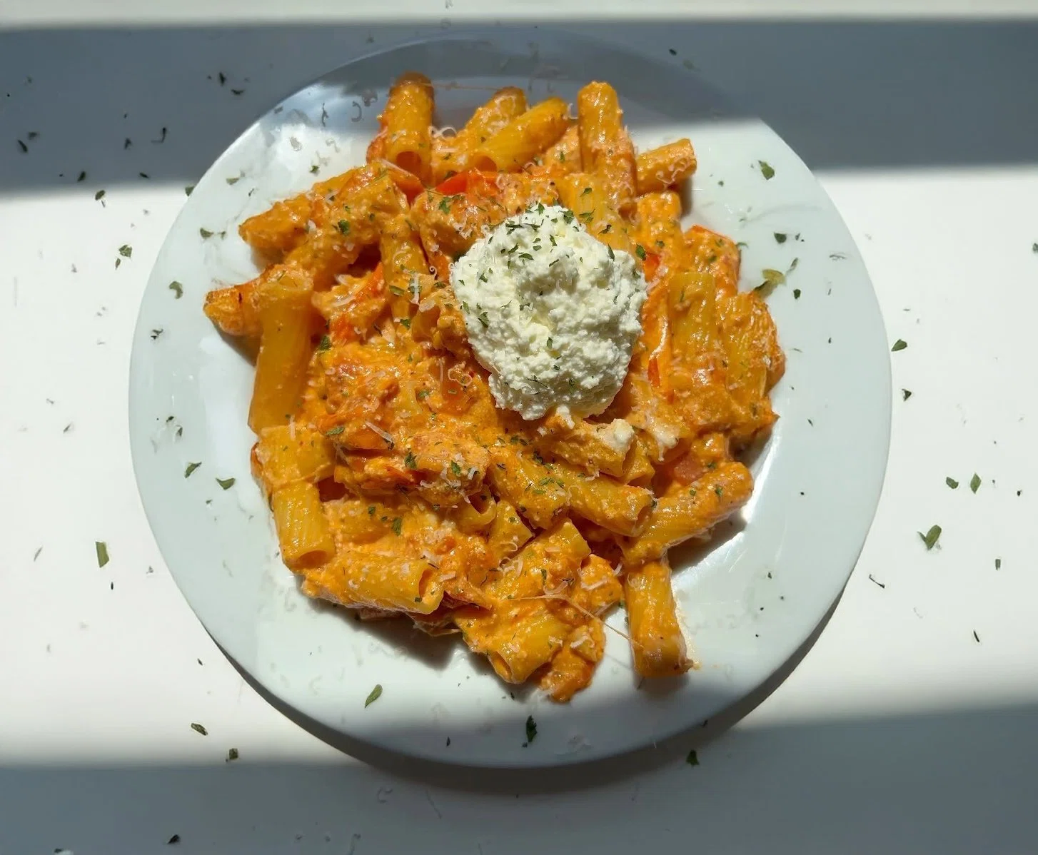 Creamy Tomato Pasta with Ricotta