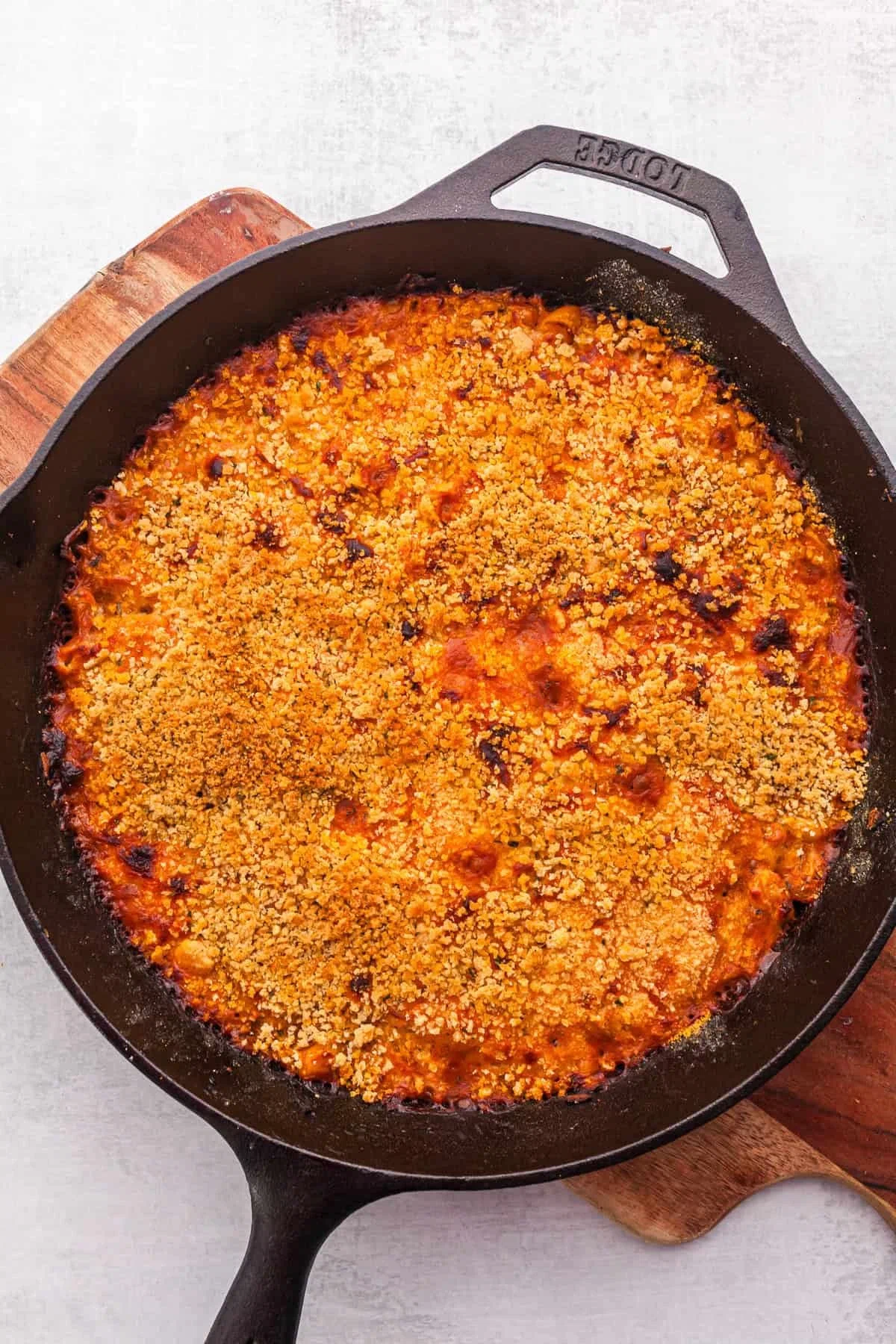 Cheesy White Bean Tomato Bake