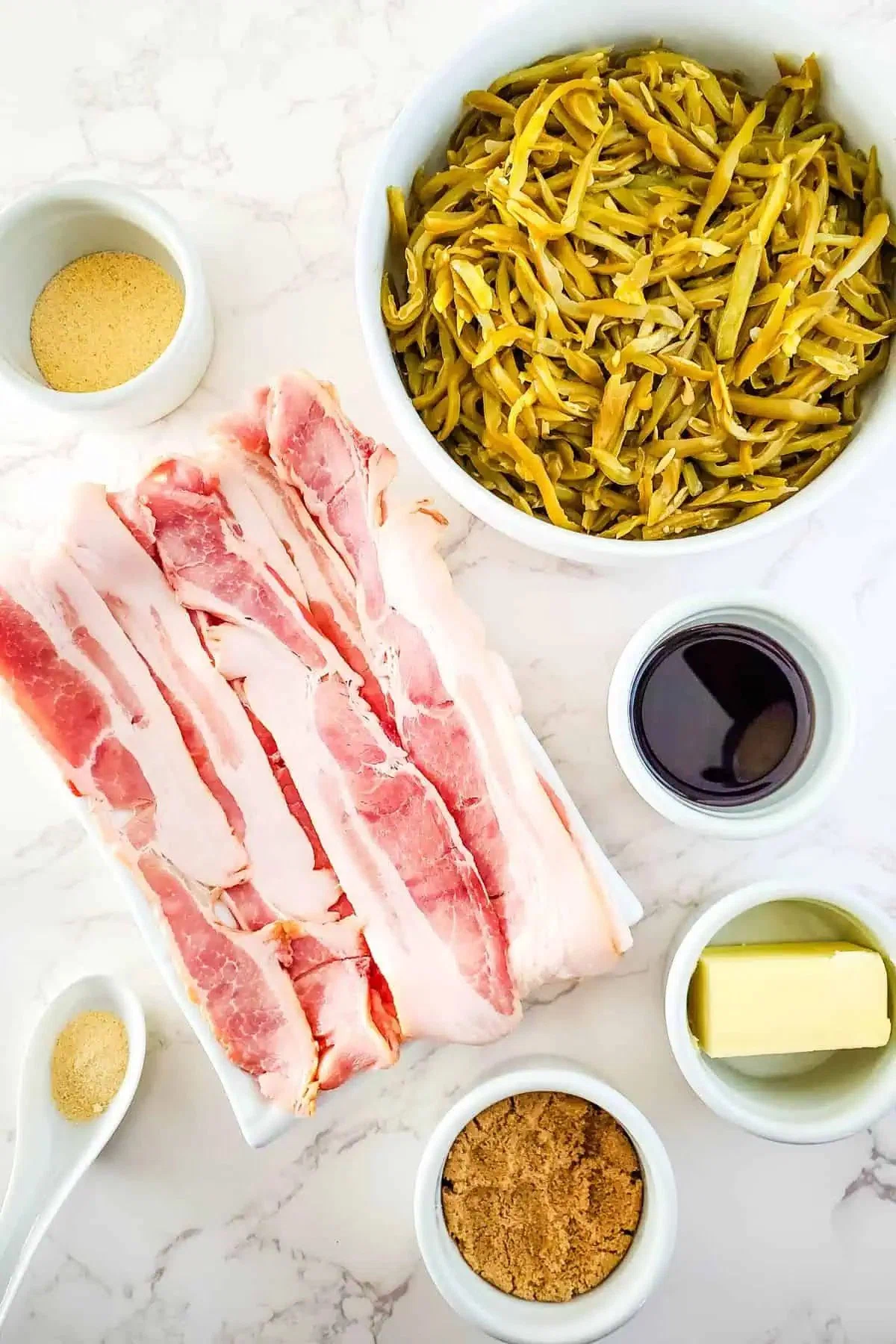 Green Beans with Bacon and Onion
