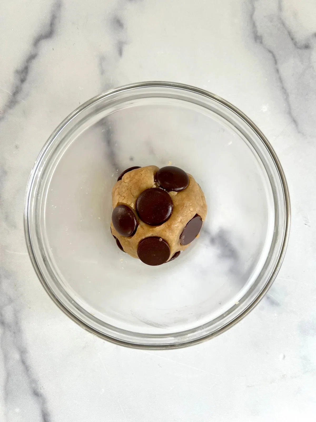 Microwave Chocolate Chip Sea Salt Cookie for ONE
