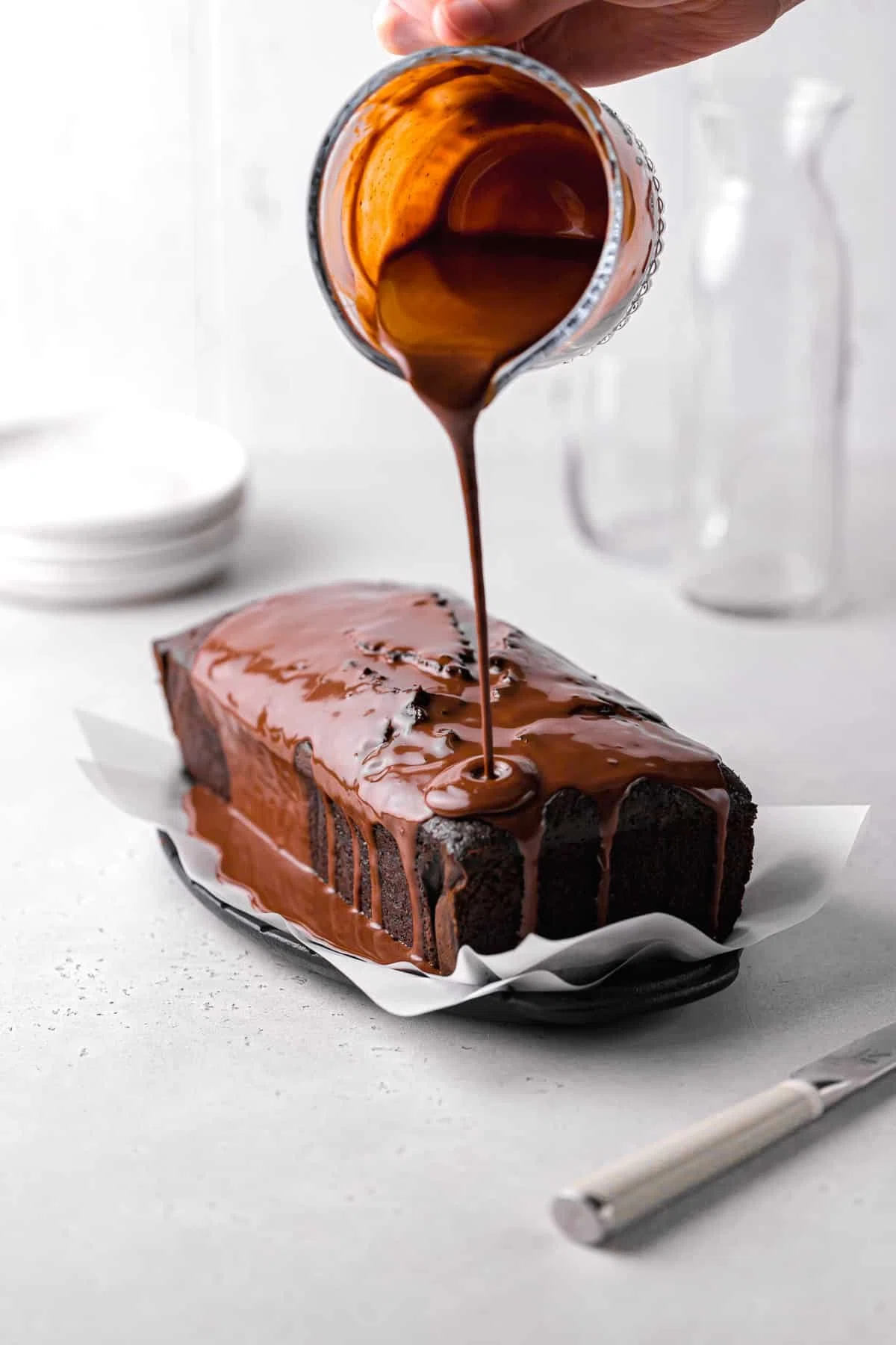 Chocolate Sour Cream Pound Cake