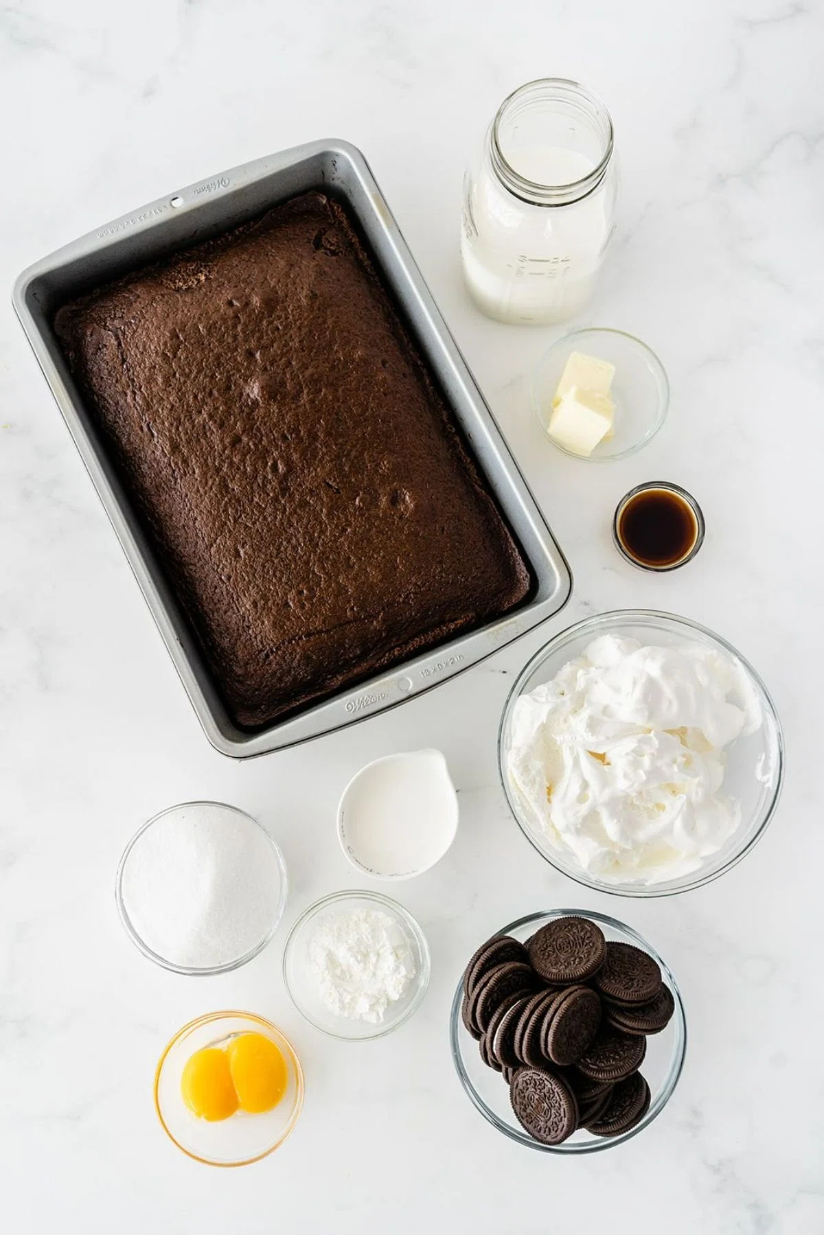 Oreo Poke Cake