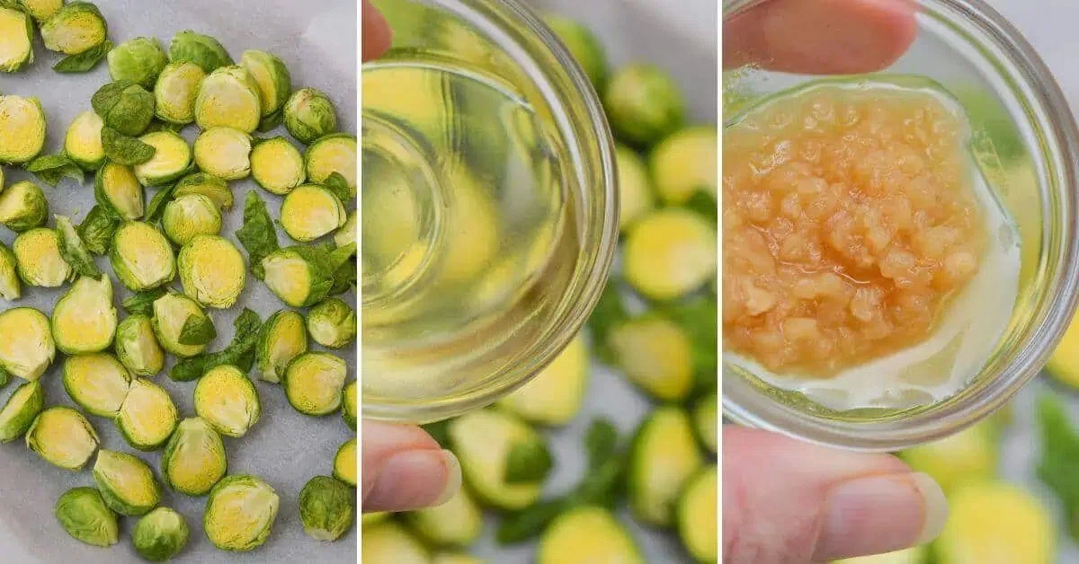 Parmesan Crusted Brussels Sprouts