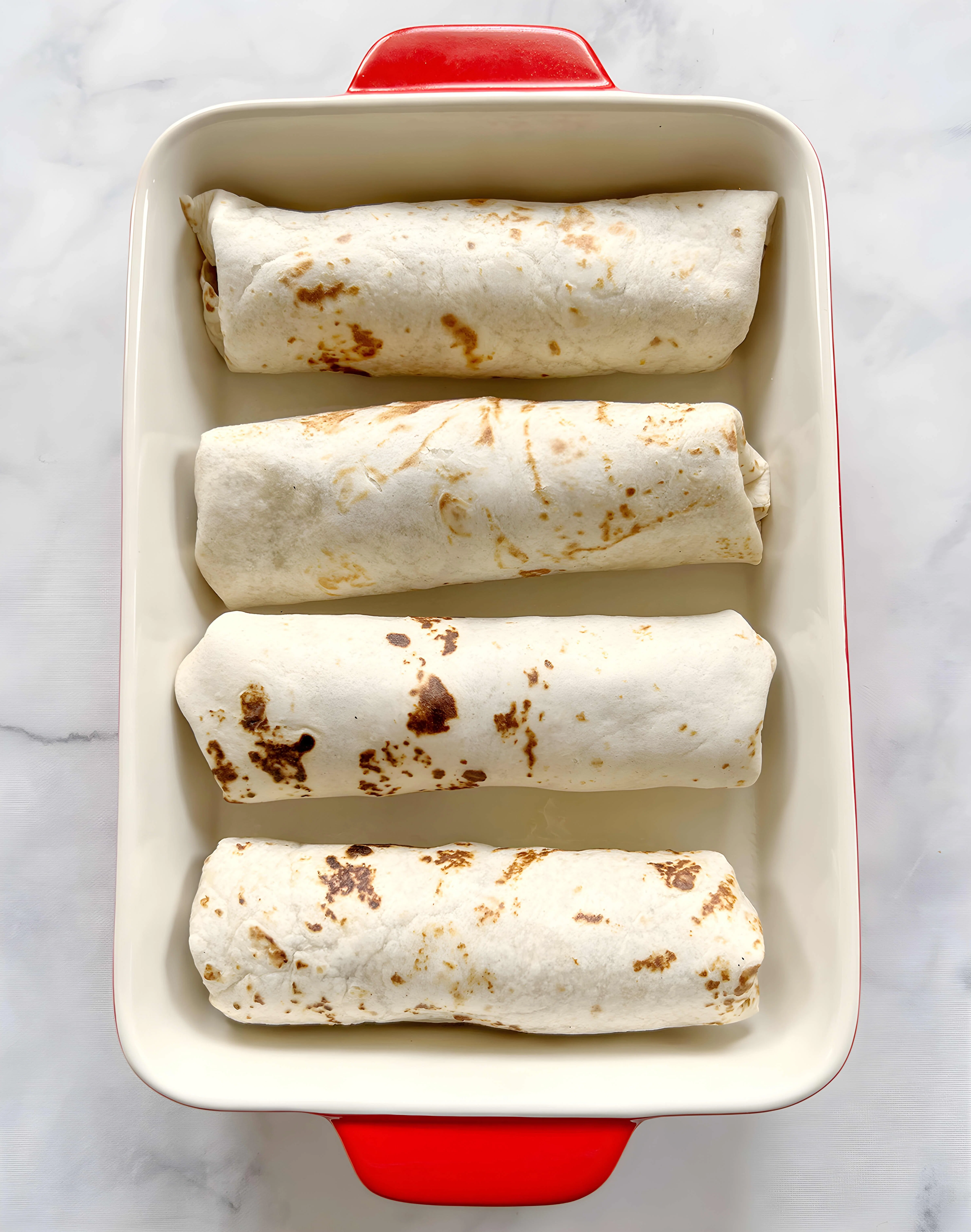 Baked Beef Chimichangas