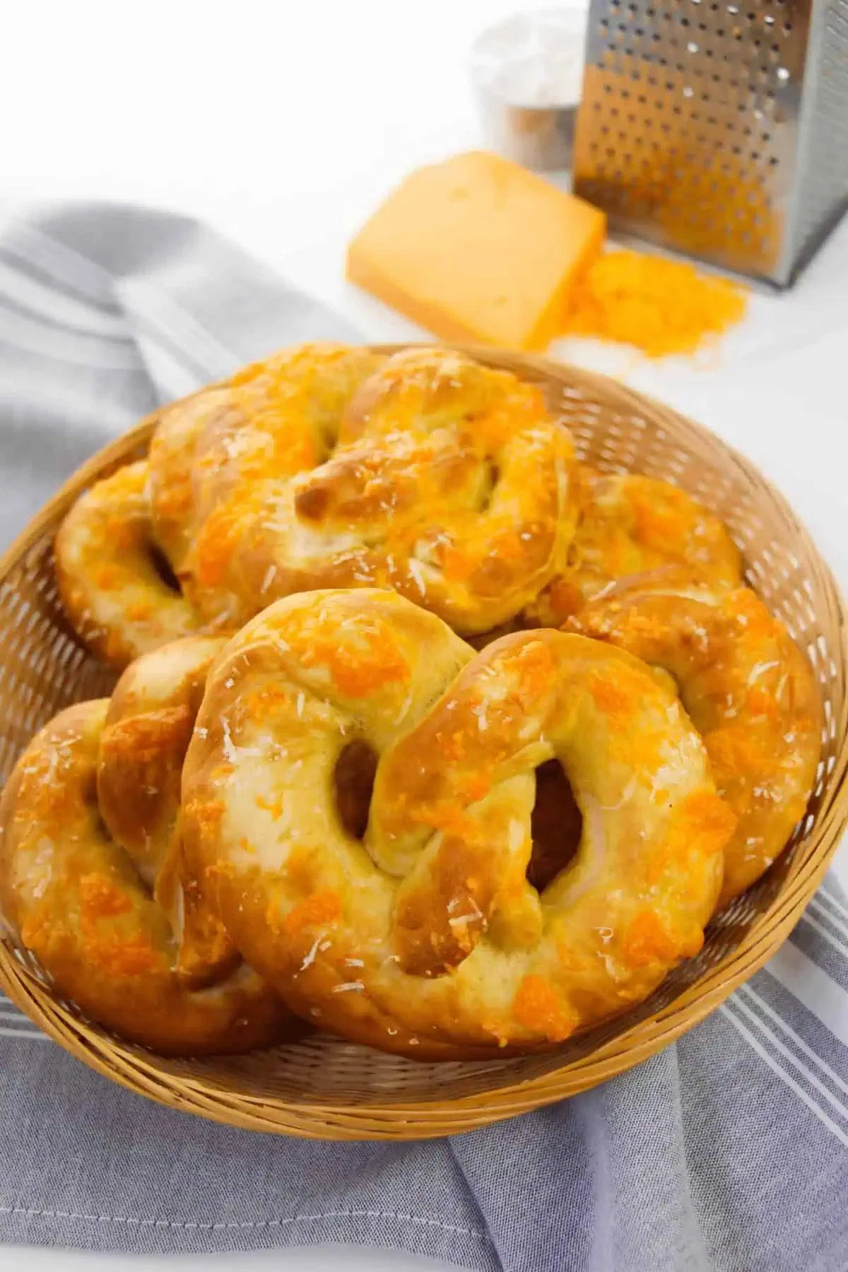 Homemade Philly Soft Pretzels with Cheese