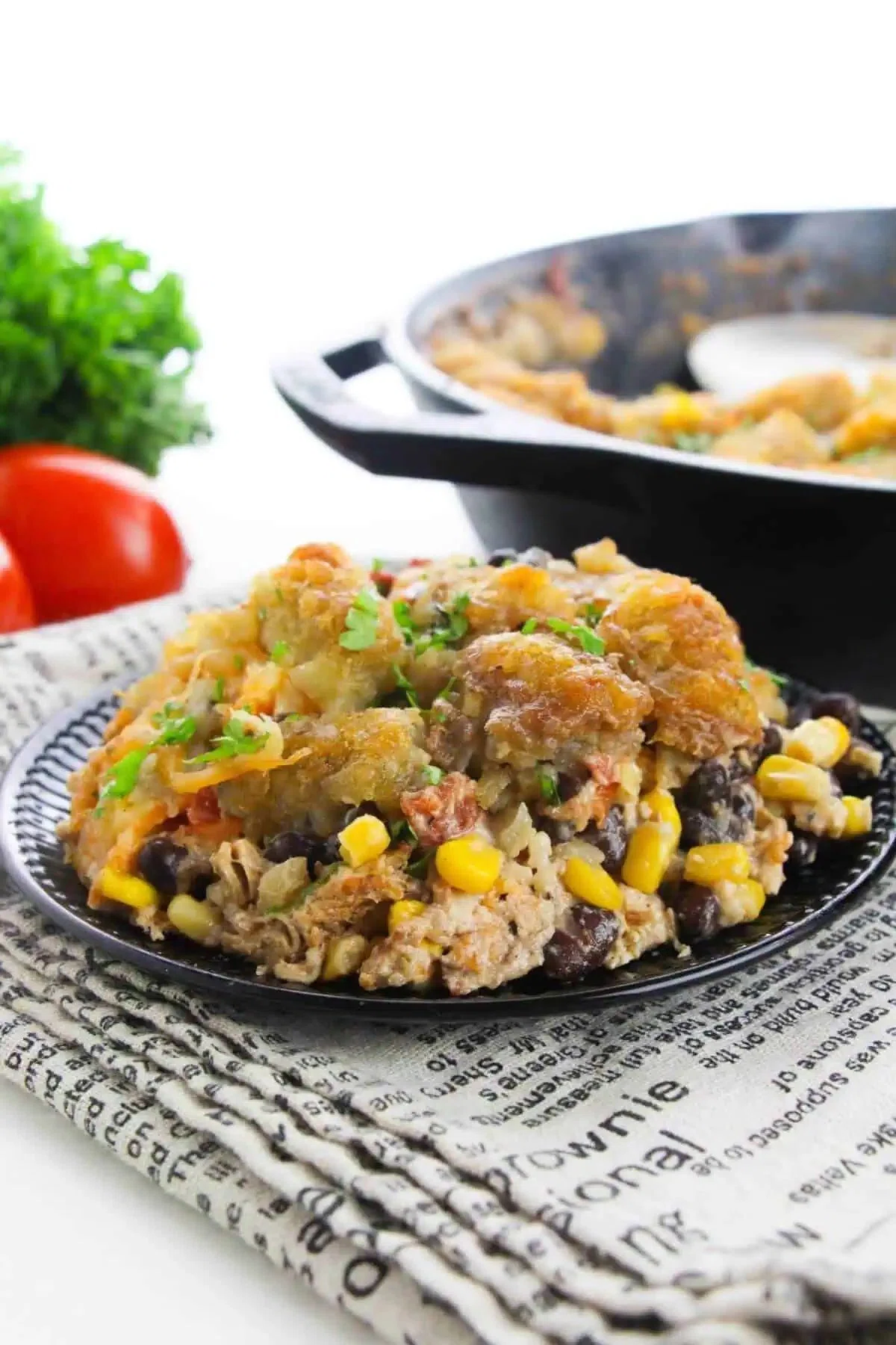 Mexican Chicken Tater Tot Casserole