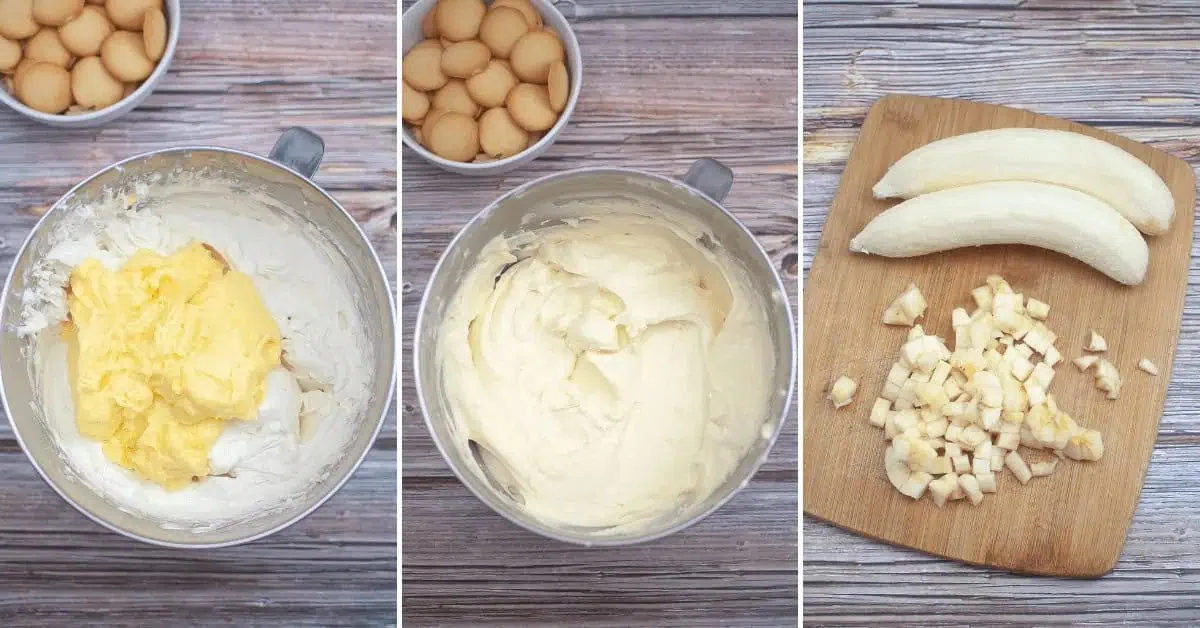 No Bake Banana Cheesecake