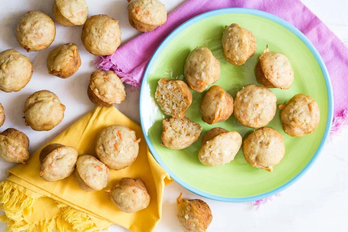 Carrot Apple Coconut Muffins