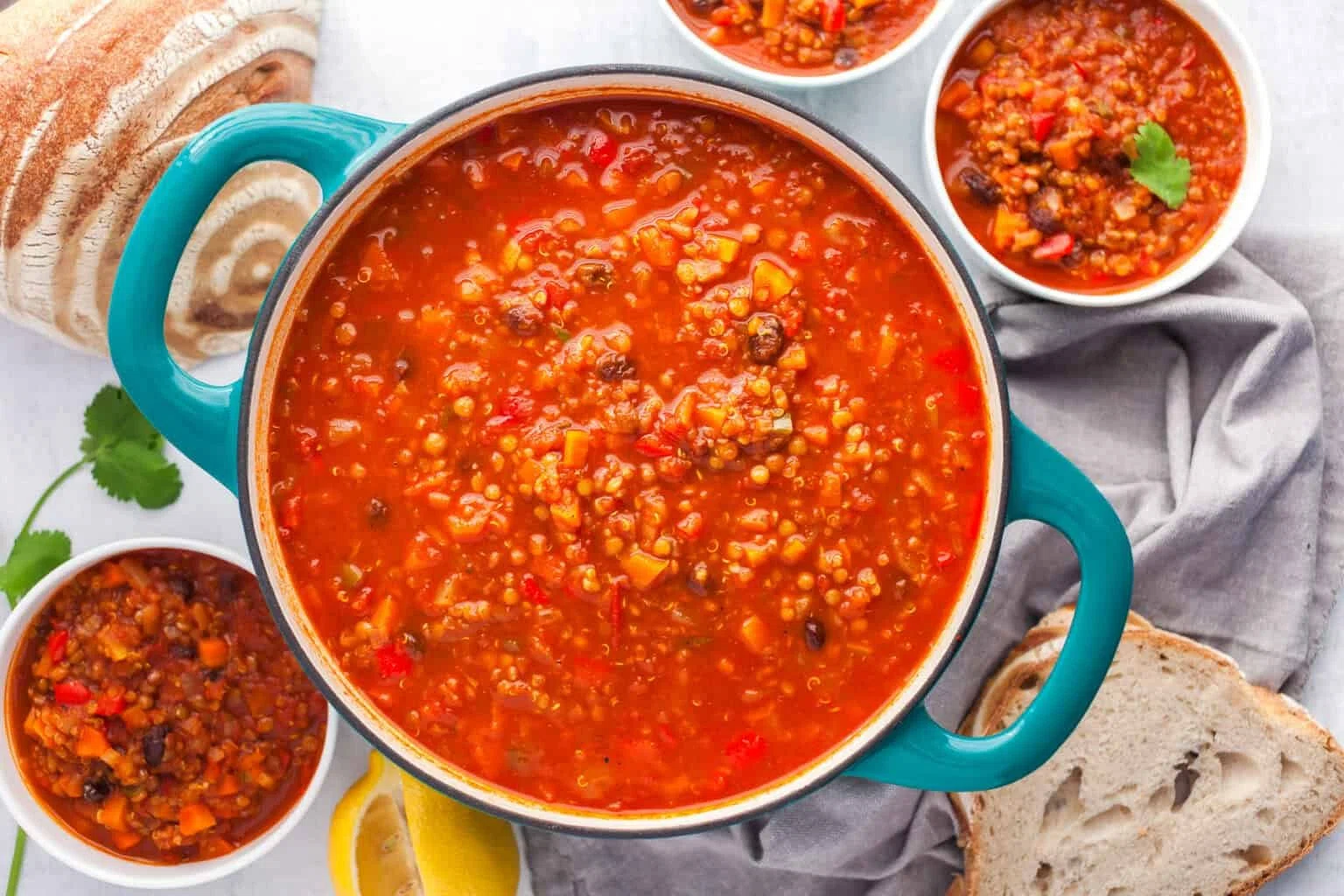 Lentil Quinoa Soup