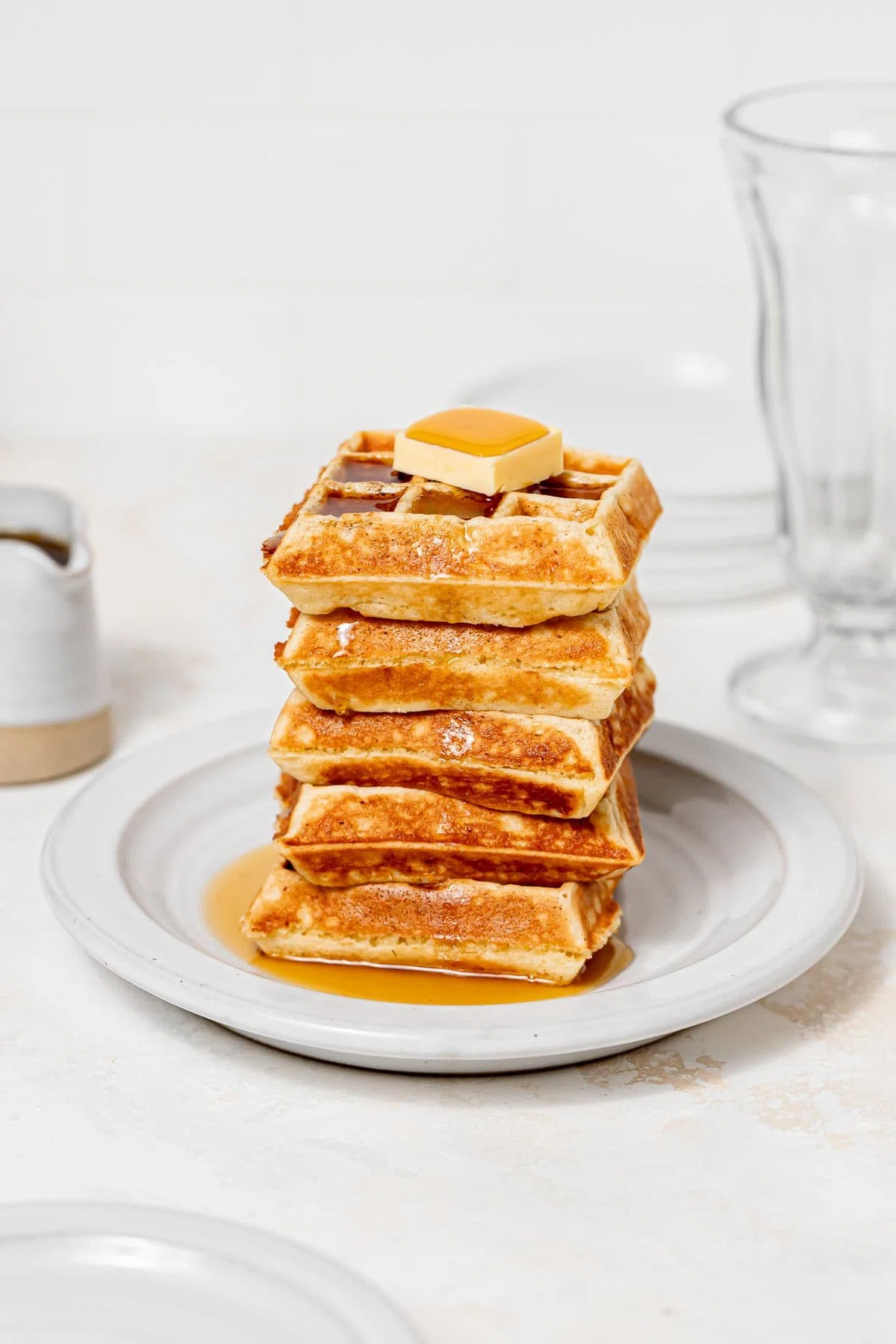 Yeasted Belgian Waffles