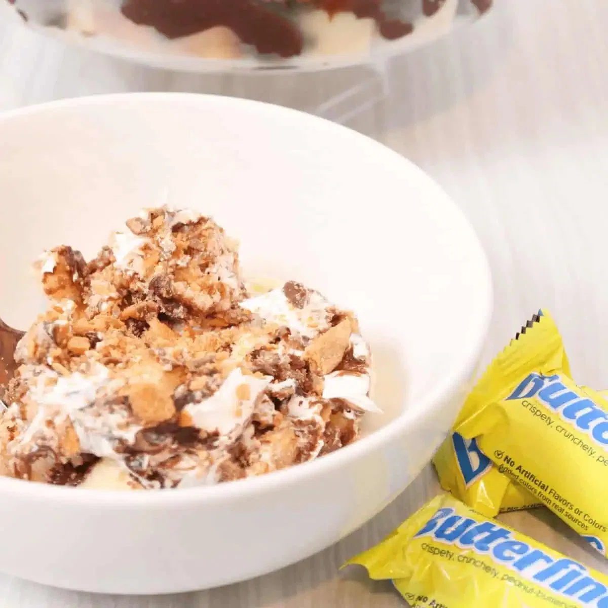 No-Bake Butterfinger Pie 