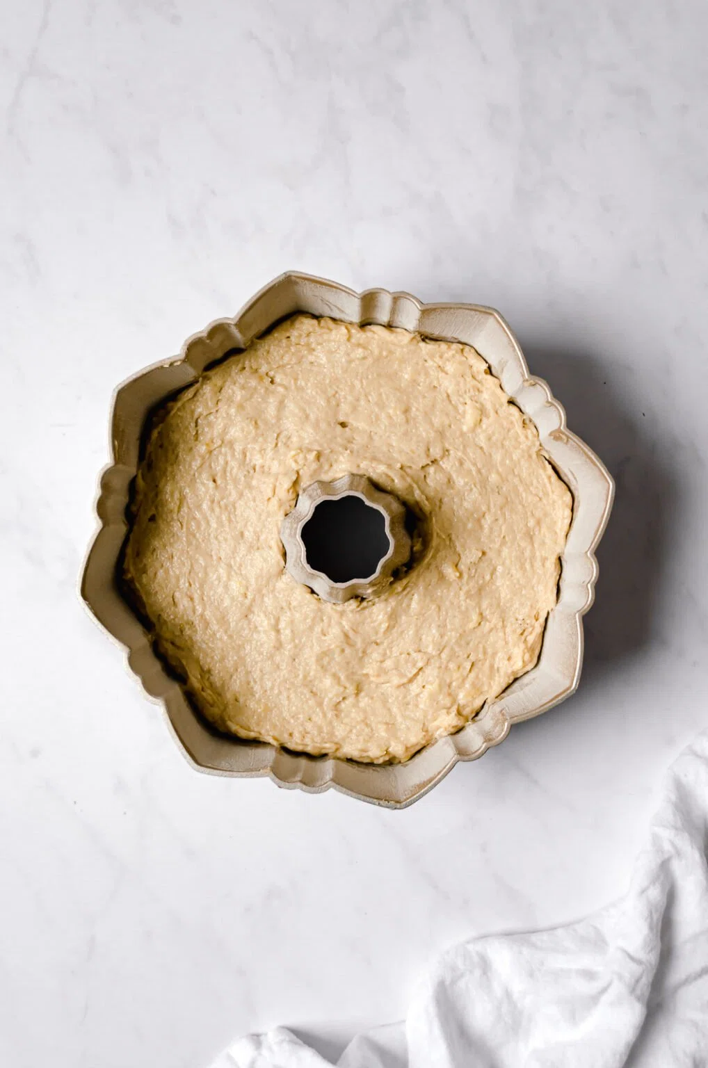 Roasted Banana Bundt Cake with Chocolate Glaze
