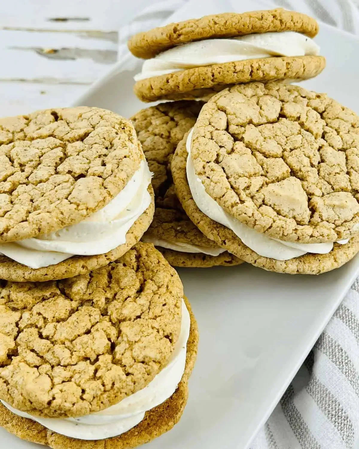 Gingerbread Sugar Cookies with Eggnog Frosting