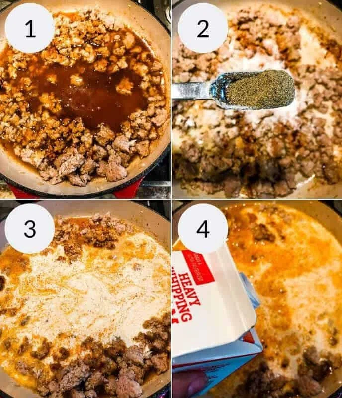 Veal Cheeseburger Macaroni