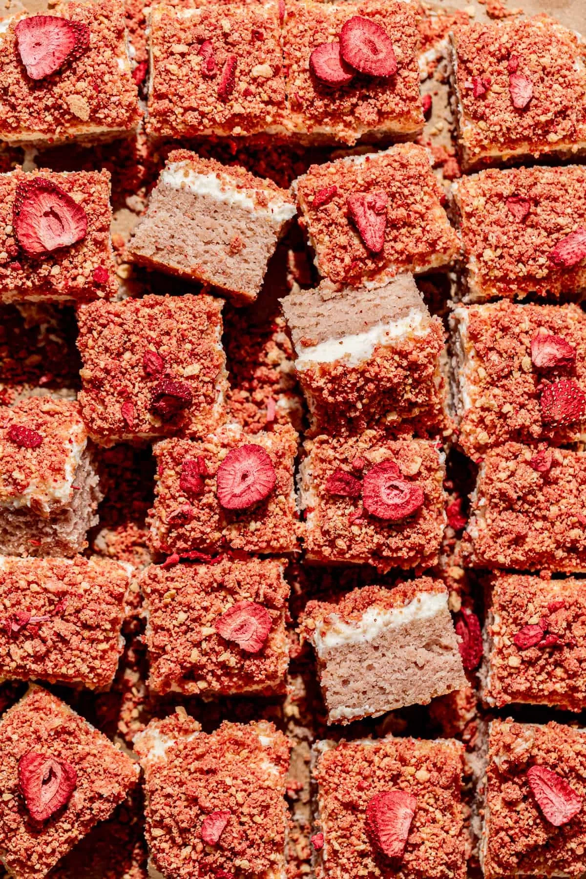 Strawberry Crunch Cake