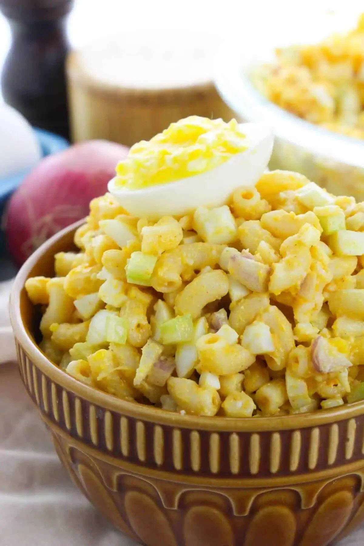 Deviled Egg Macaroni Salad