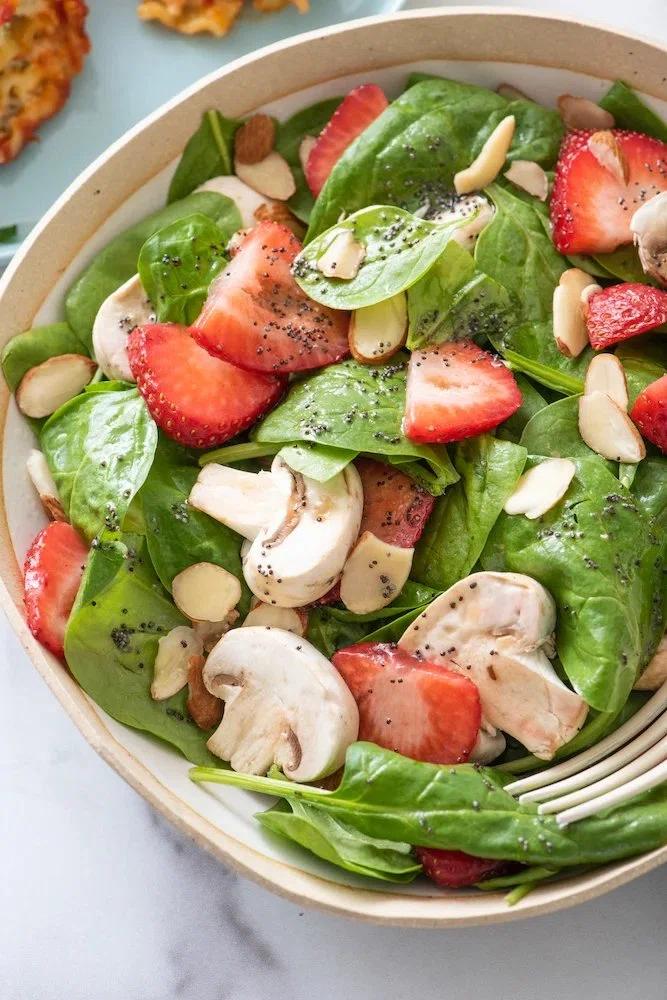 Strawberry Spinach Salad