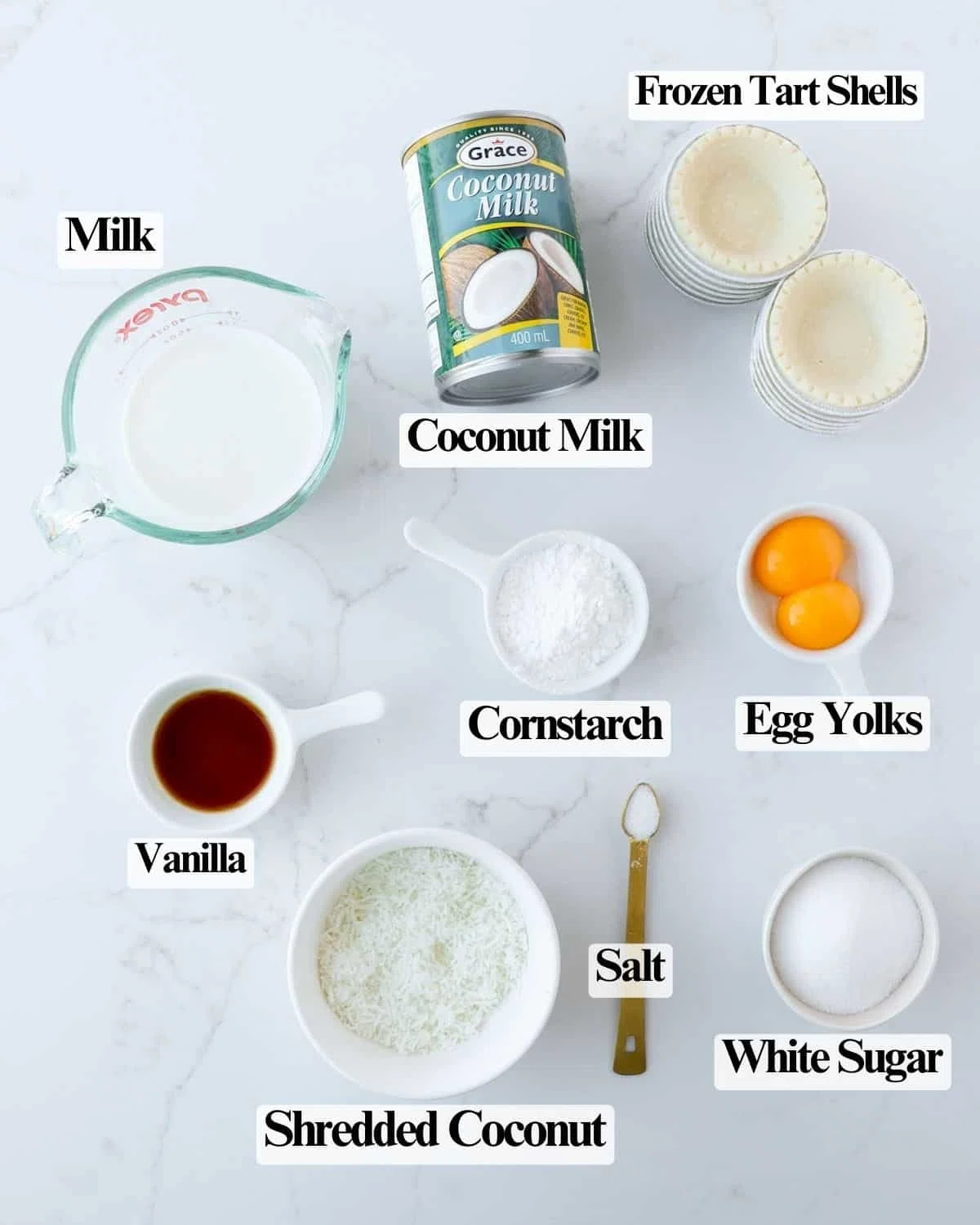 Coconut Cream Tarts
