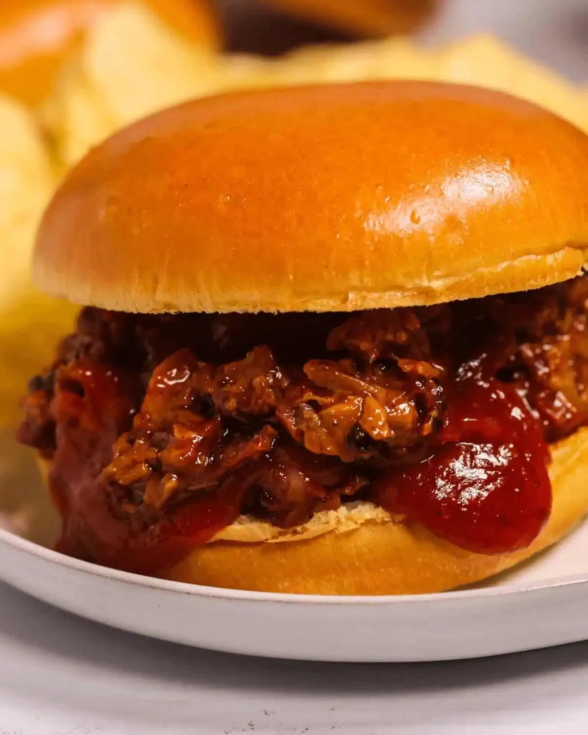 Chopped Brisket Sandwich