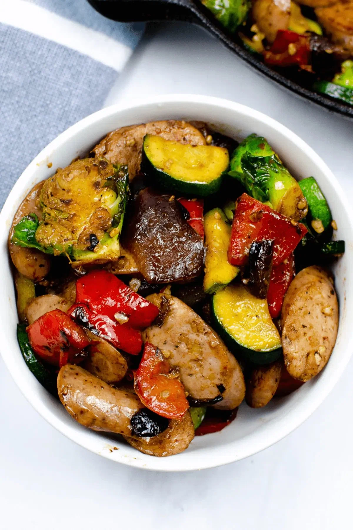 Chicken Apple Sausage Skillet