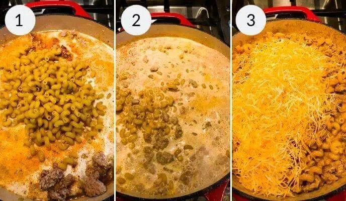 Veal Cheeseburger Macaroni