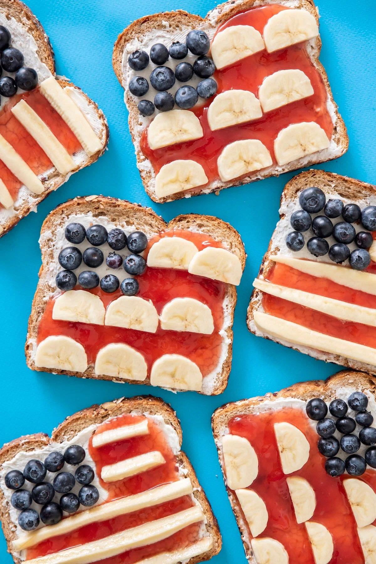American Flag Toast