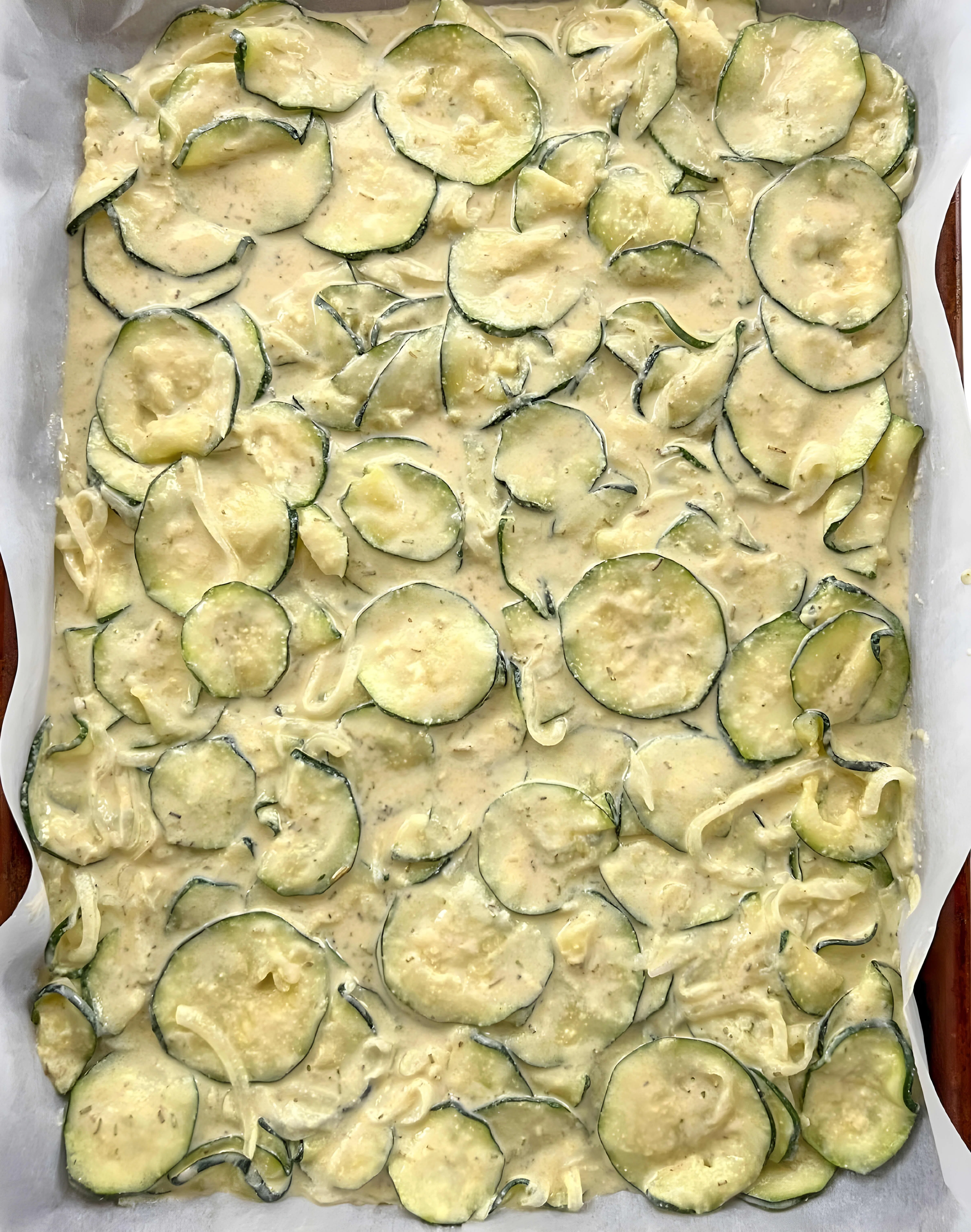 Vegan Zucchini Scarpaccia