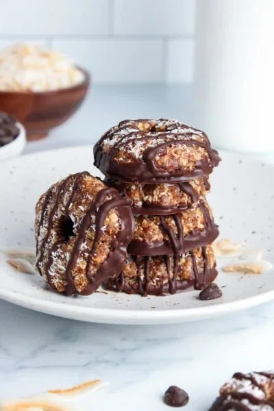 Iced Samoa Cookie Latte