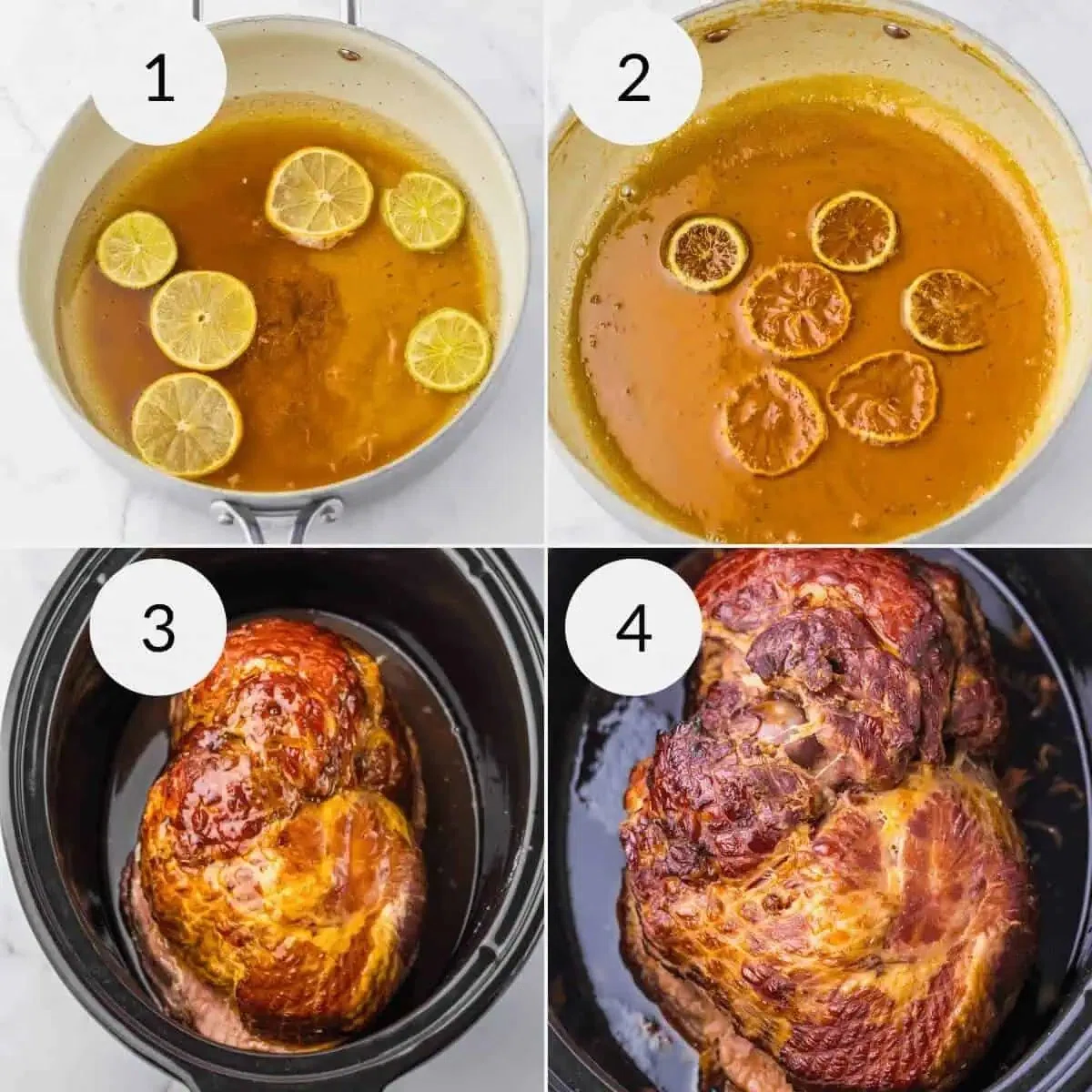 Crock Pot Brown Sugar Pineapple Ham
