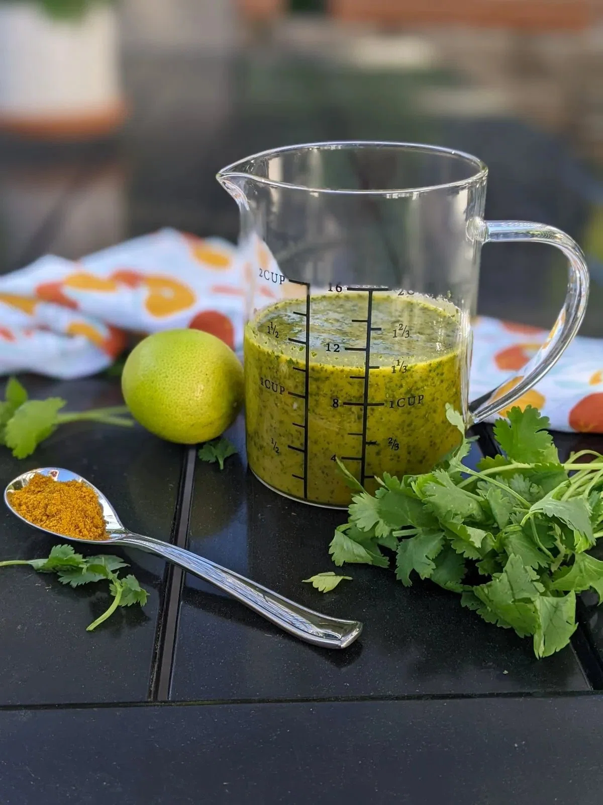 Cilantro Curry Vinaigrette