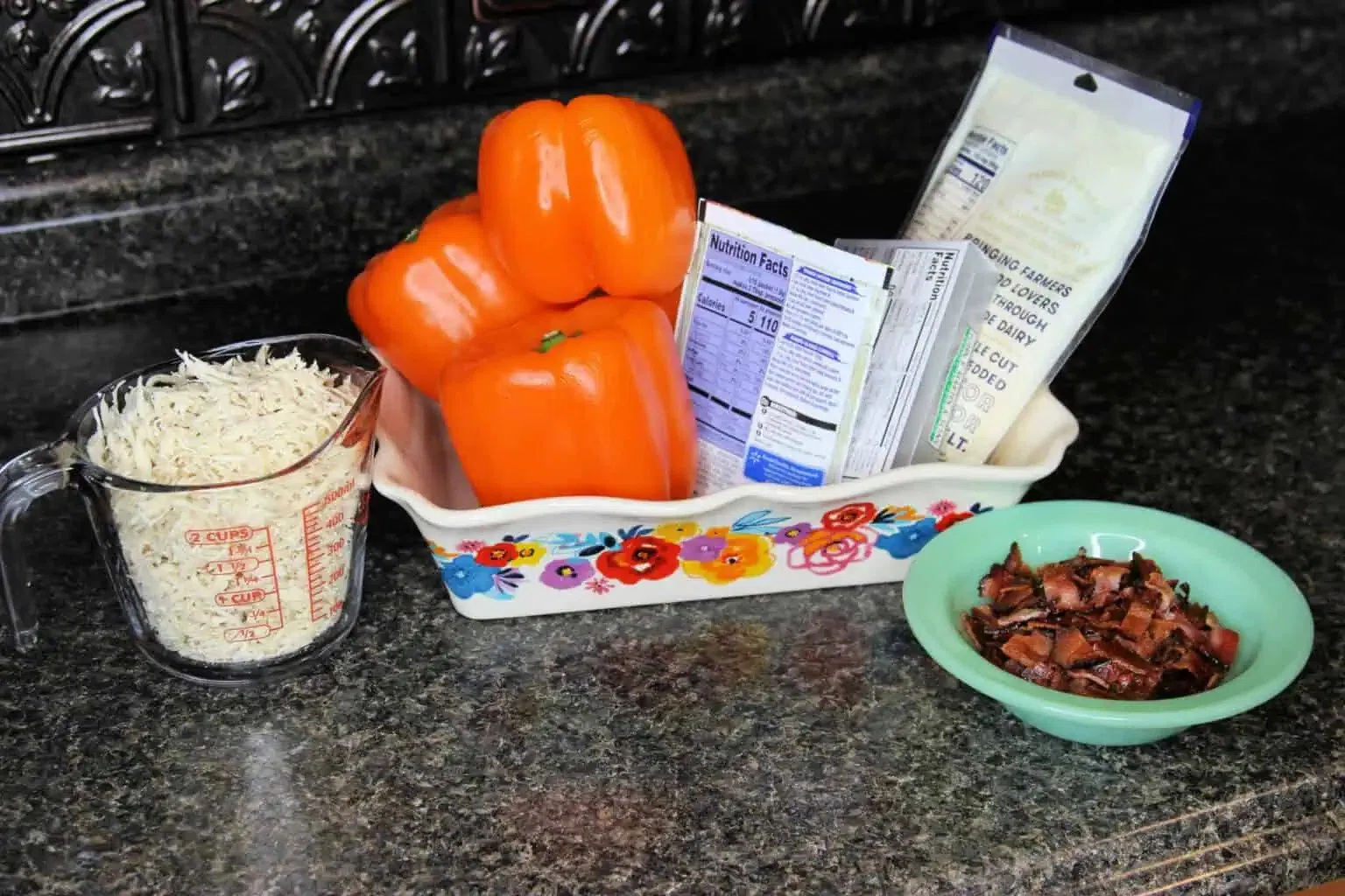 Chicken Stuffed Bell Peppers